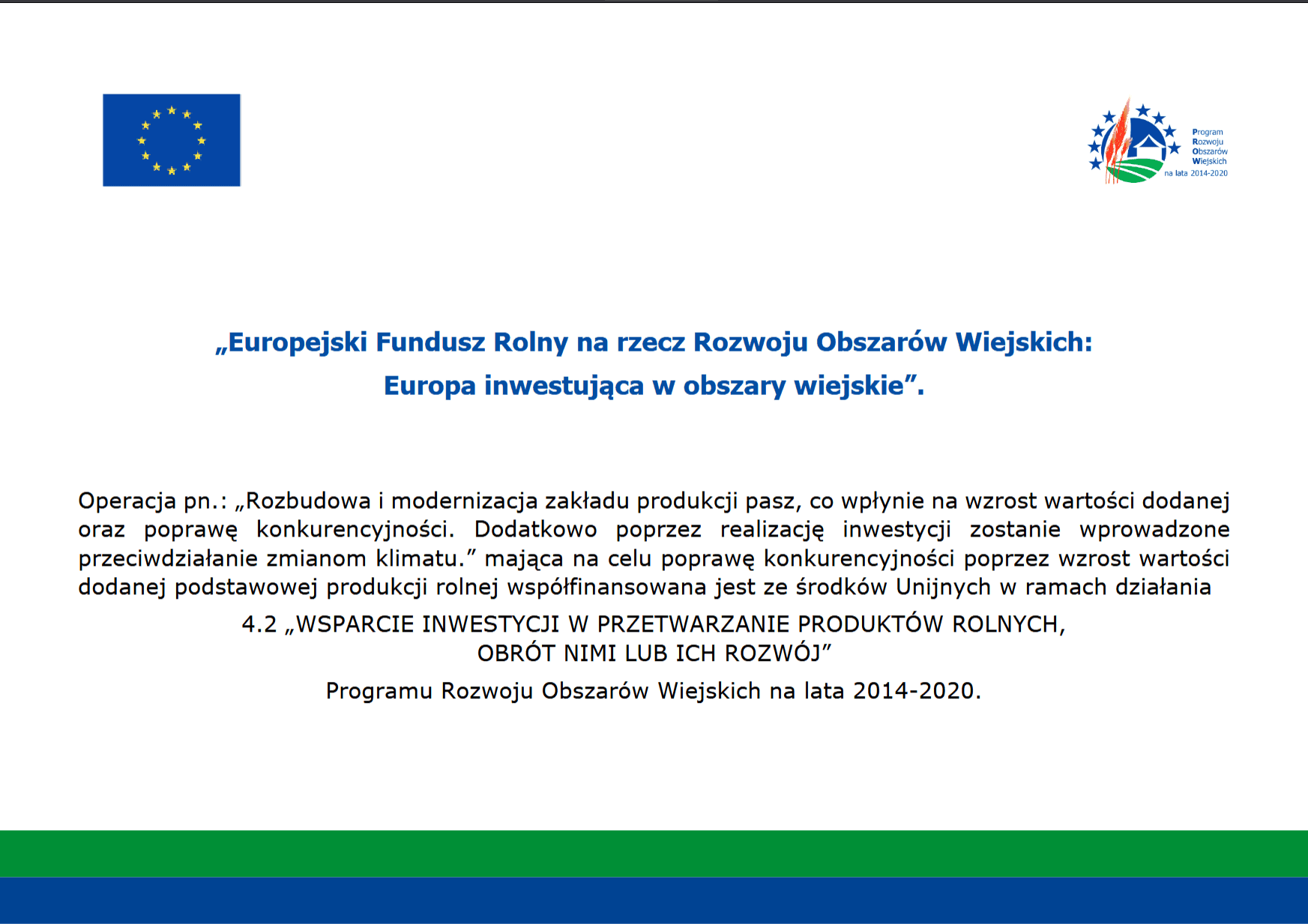 Europejski Fundusz Rolny na rzecz Rozwoju Obszarów Wiejskich: Europa inwestująca w obszary wiejskie