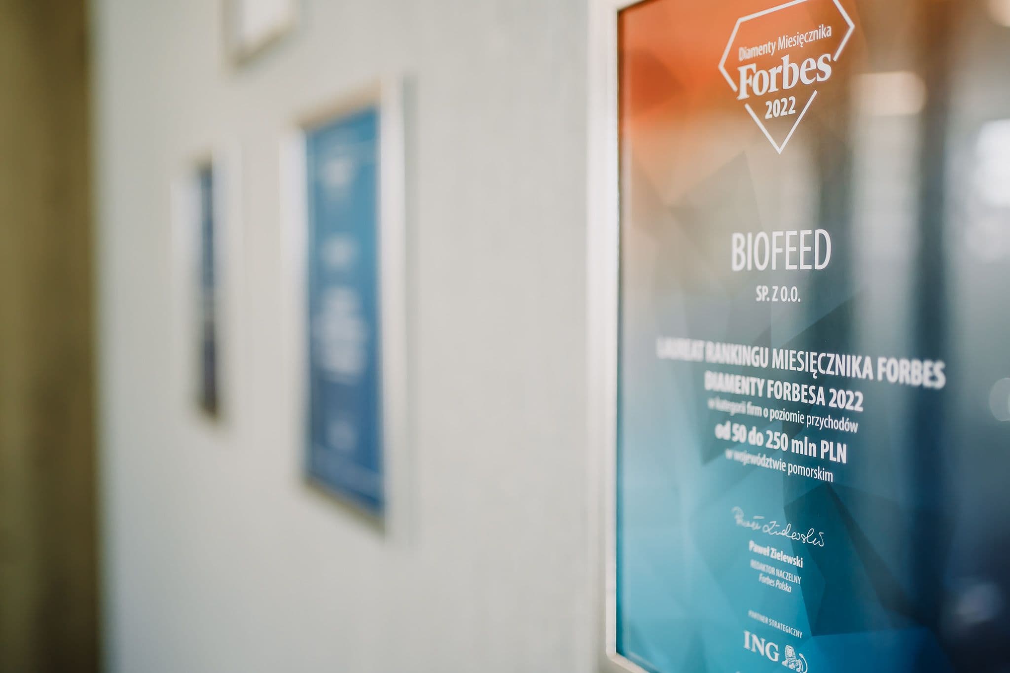 BIOFEED po raz czwarty laureatem rankingu DIAMENTY FORBESA 2022!